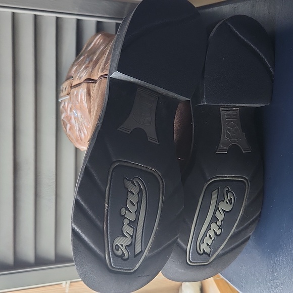 Ariat Driftwood Probaby Performance Boots Round Toe Brown - Picture 9 of 16